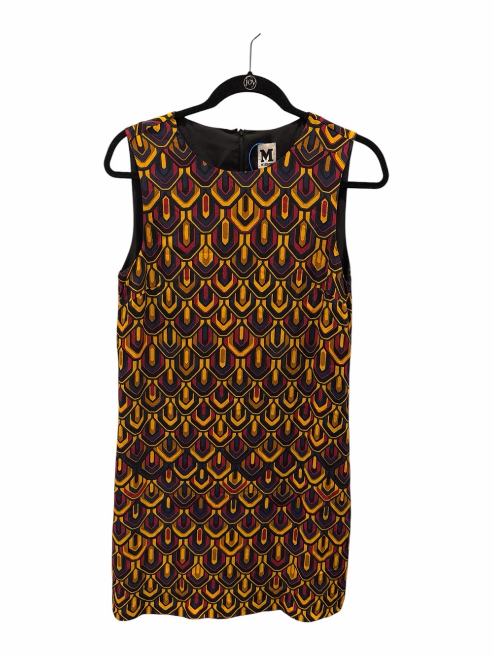 Missoni Multicolor Scalloped Print Shift Dress Size 6